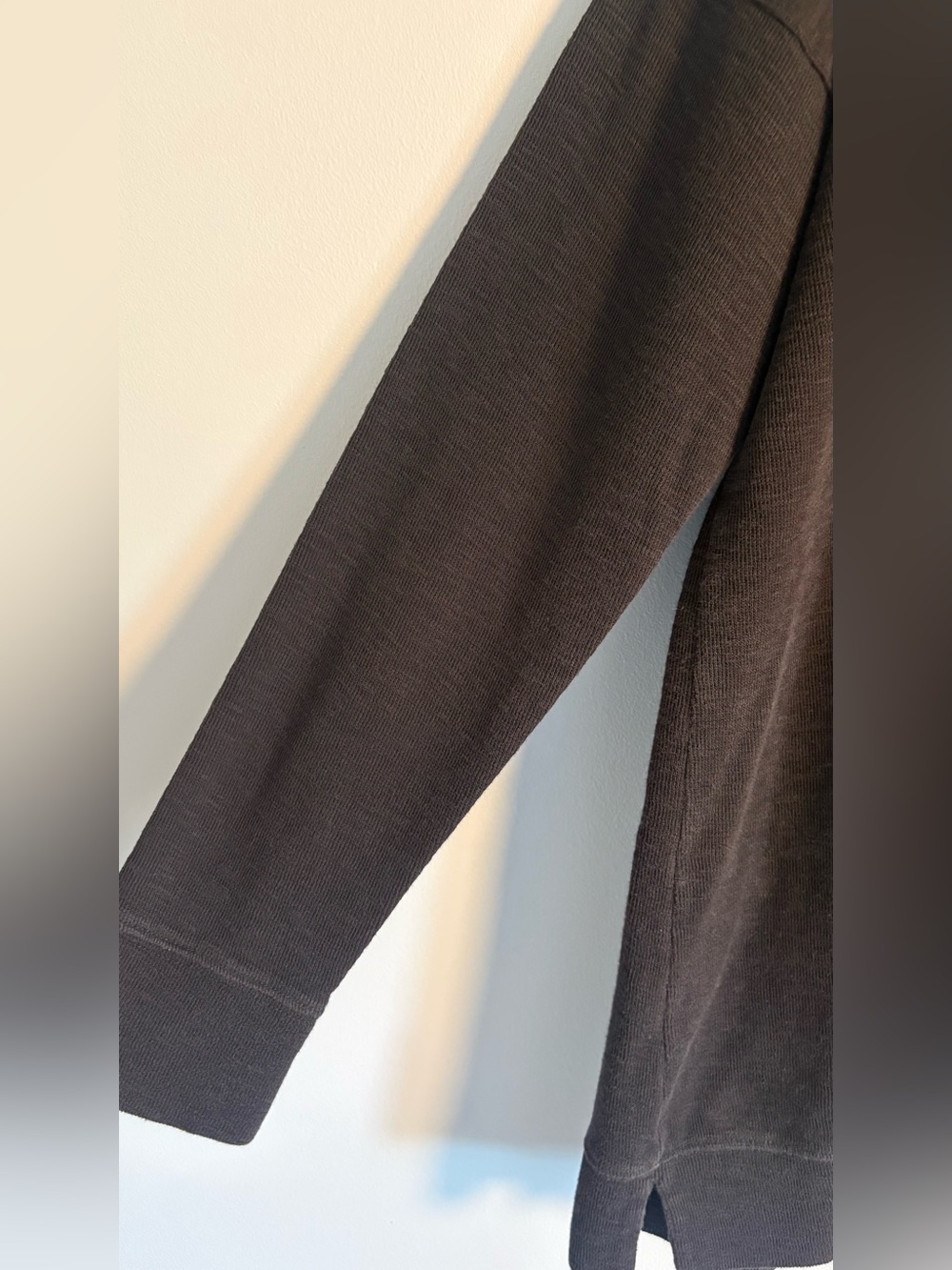Eileen Fisher 100% organic cotton black oversized relaxed sweater size small - Picture 5 of 9